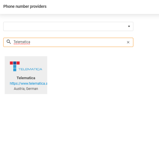 Telematicaプロバイダー