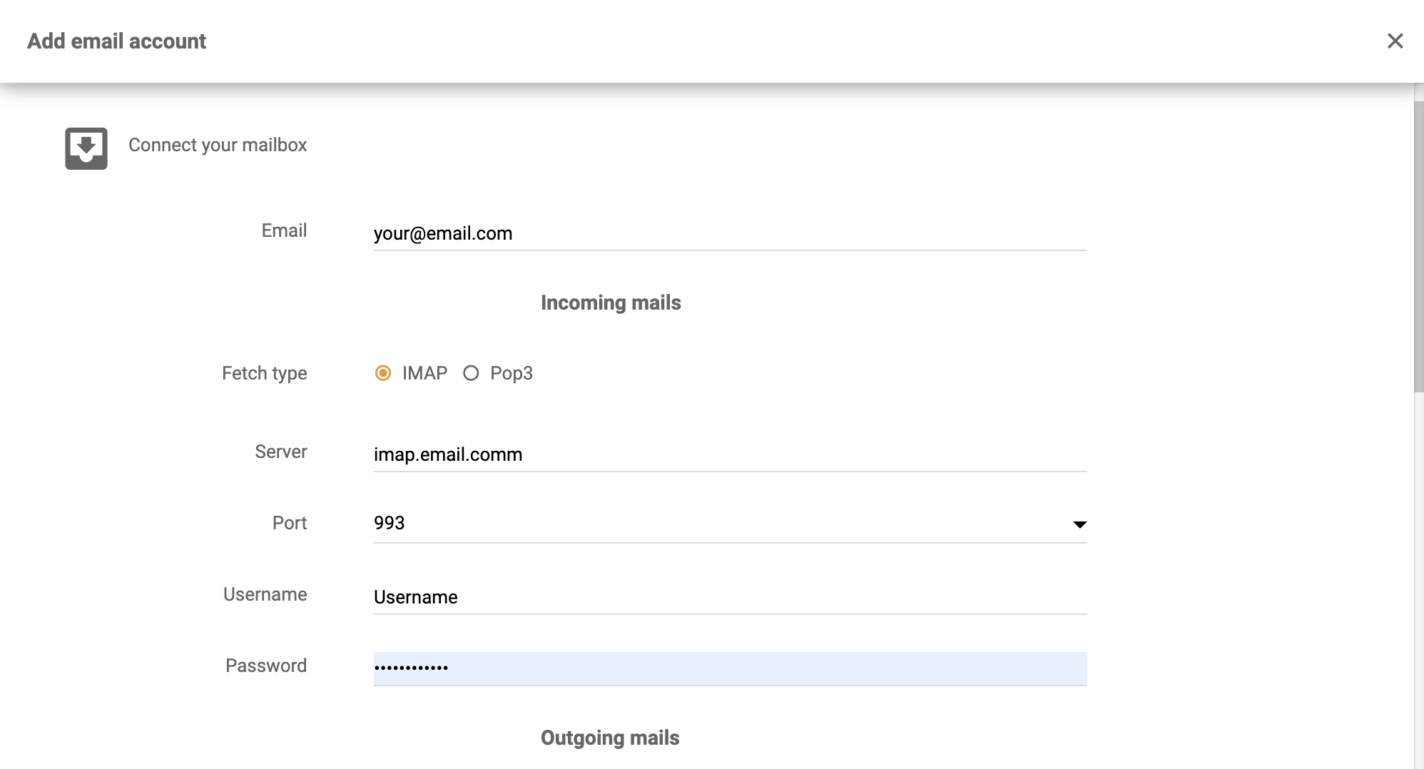 CommuniGate Pro LiveAgent統合設定