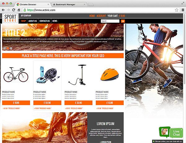 Oxatis LiveAgent ライブチャット統合