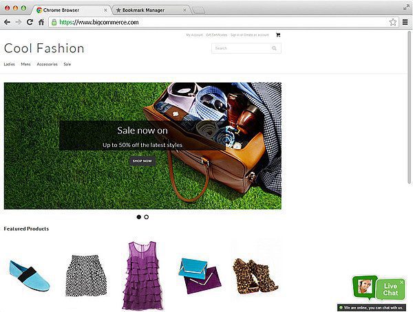 Bigcommerce livechat LiveAgent統合