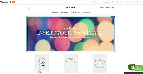 Volusion LiveAgent ライブチャット統合