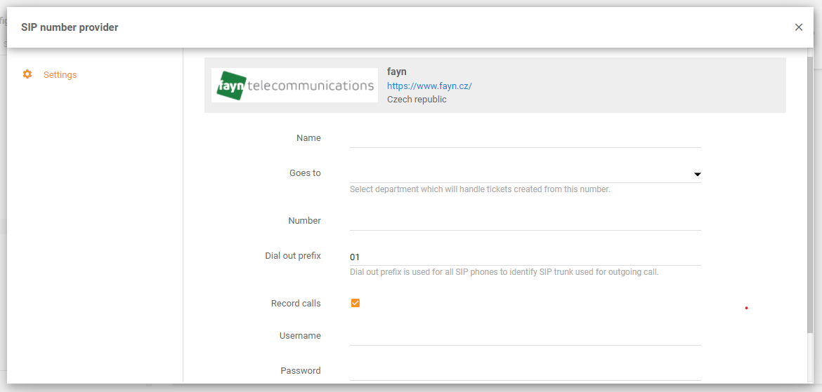 LiveAgentでのFayn統合