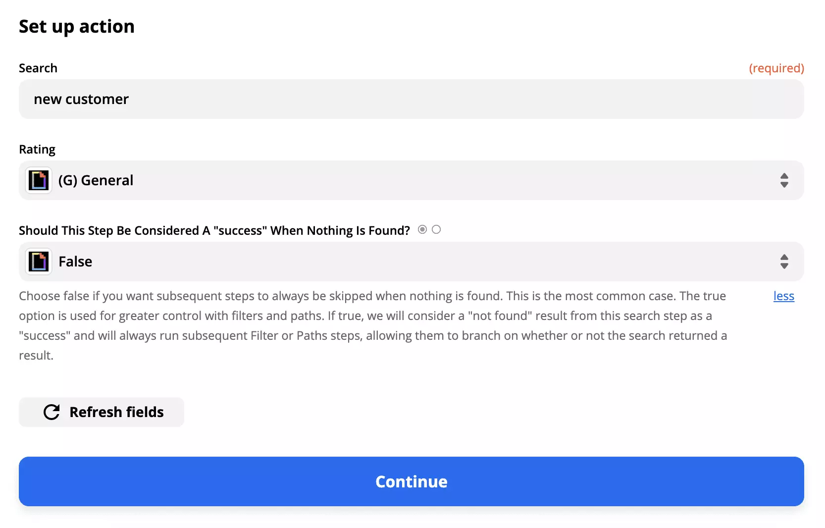 LiveAgentとの統合でのGiphyアクションセットアップ