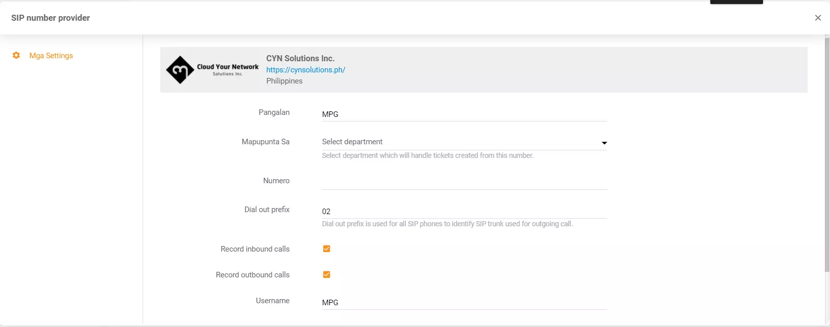 CYN Solutions Inc認証情報