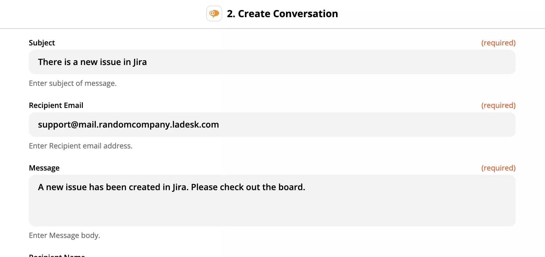 ZapierのLiveAgentアクションセットアップ