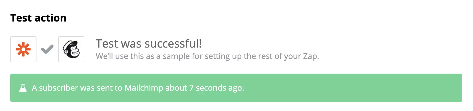 MailchimpおよびLiveAgent統合テスト
