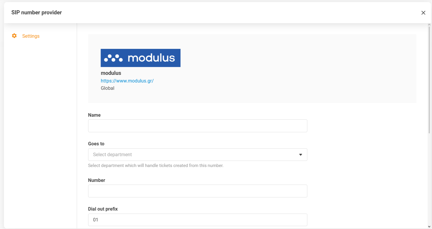 LiveAgentでのModulus統合