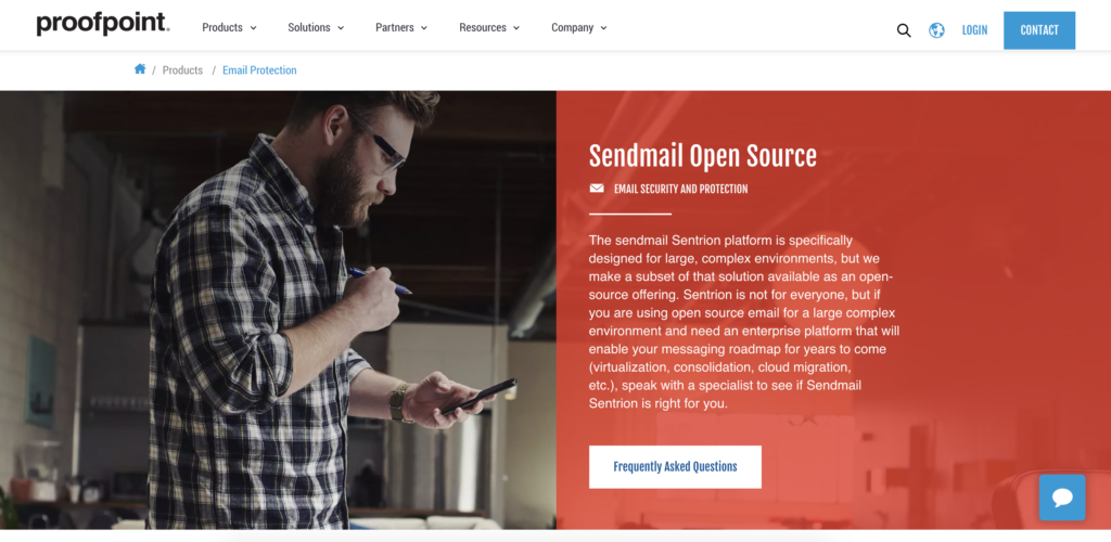 Sendmailホームページ（ダウンロードオプションと情報あり）