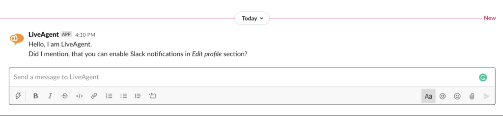 LiveAgentの新しい緊急タグに関するSlack通知