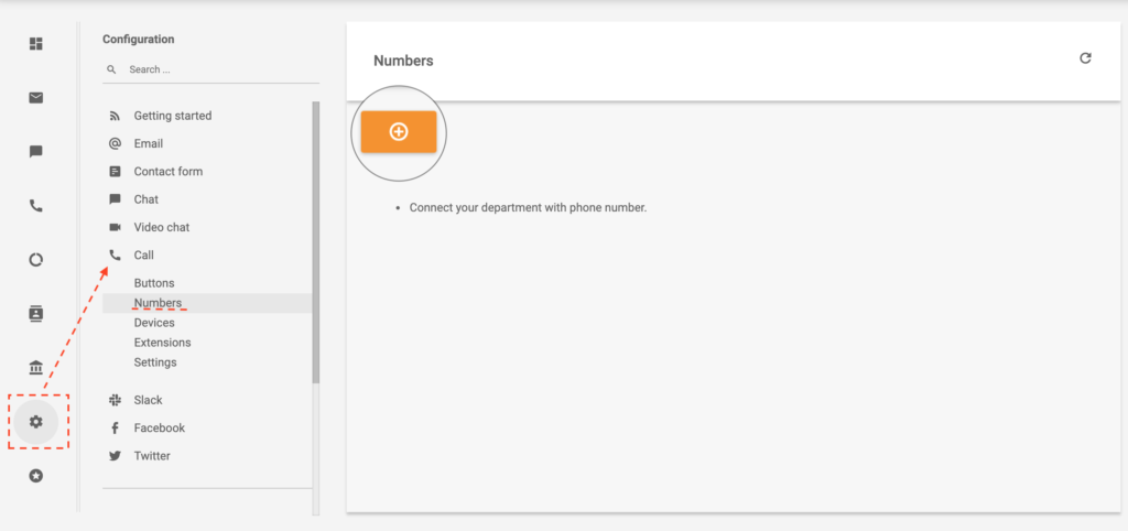 LiveAgentのダイレクトコールナビゲーション
