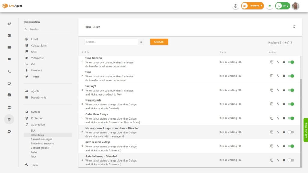 生産性を向上させるための自動化ルール