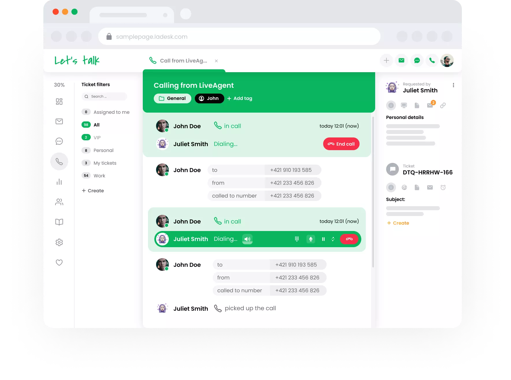 LiveAgentはエージェントの成功を支援します